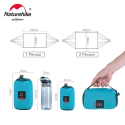 NATUREHIKE Ultralekki hamak dla 2 osób: wytrzymały i przenośny